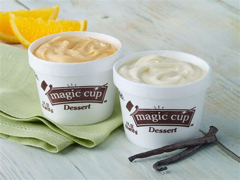 Magic cup frozen dessert